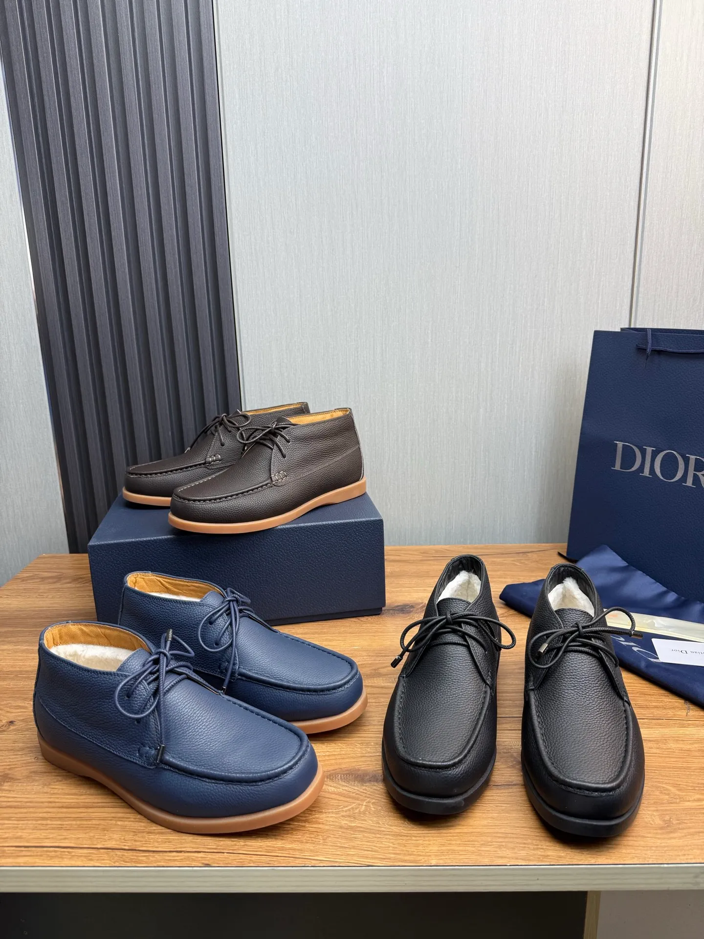Factory price 620💰🈶Pili.Mauri [Dior] Men's official website na hot sale🔥Imported cowhide + cowhide lining. Original rubber wear-resistant outsole. High quality shipment ⬆️Code number 38-44, (45 customized)